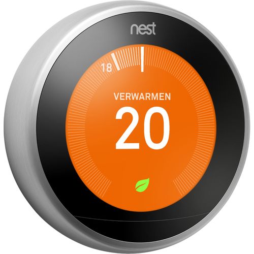 Praxis Google Nest Learning stalen thermostaat