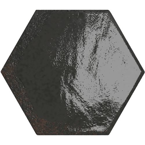 Praxis Wandtegel Carmen Hexa Black 13x15cm