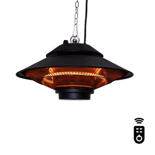 Vonroc Heater Albano Terrasverwarmer – 1500w – Hangend Krachtige Infraroodlamp – Sfeervol