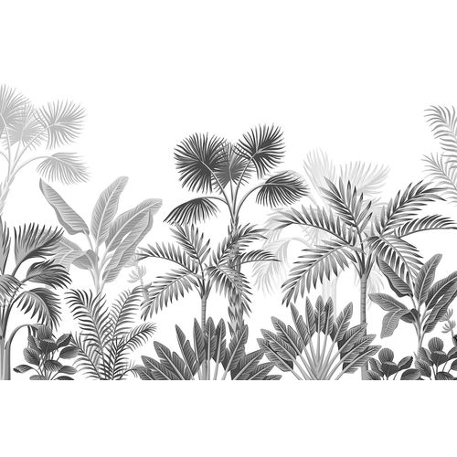 Sanders & Sanders Fotobehang Tropisch Landschap Met Palmbomen